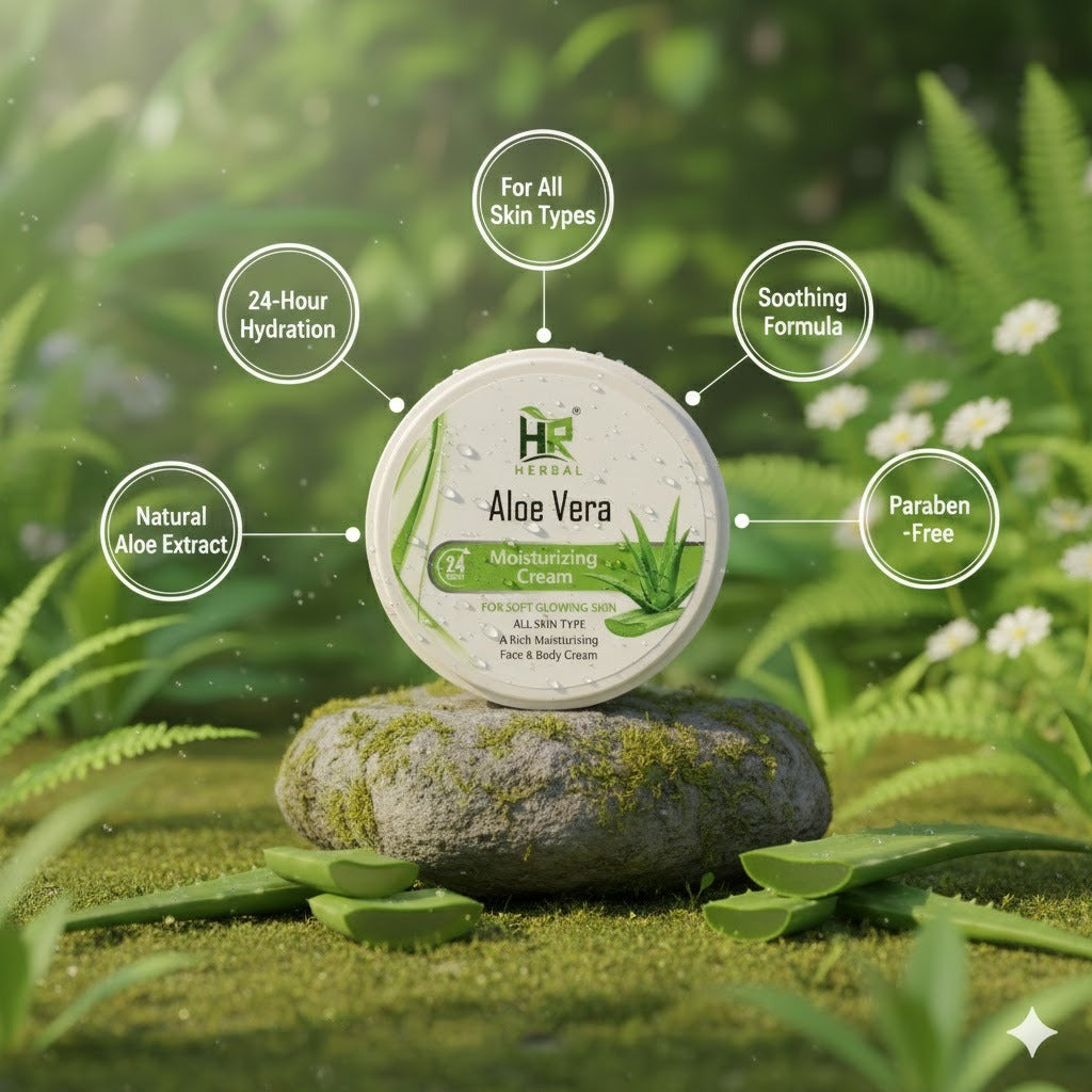 Herbal Aloe Vera Moisturizing Cream