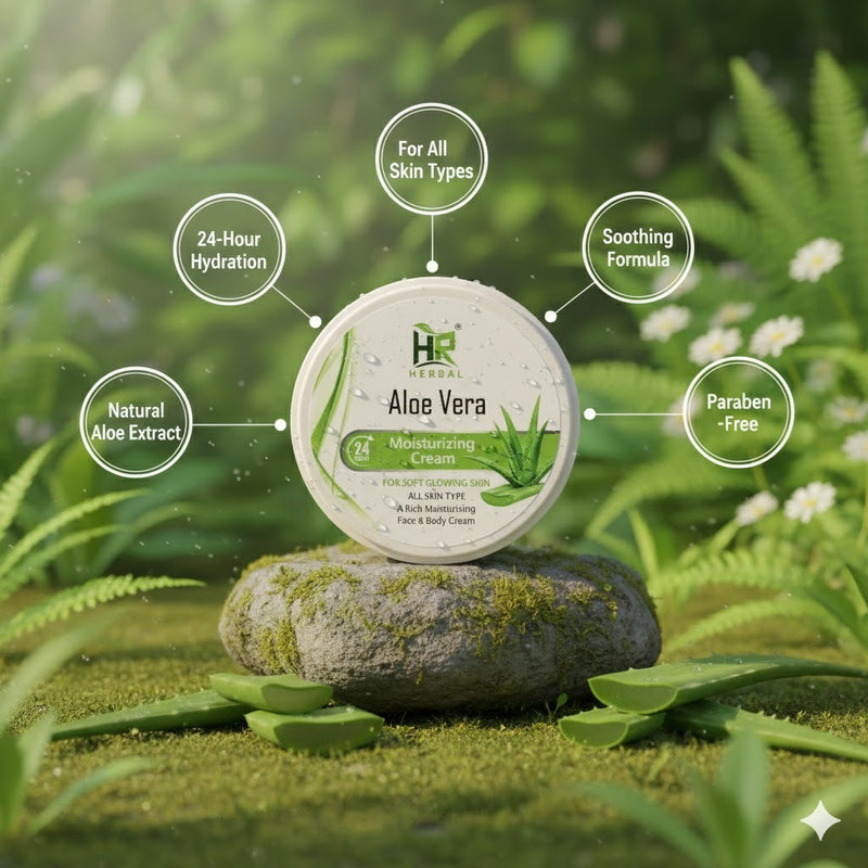 Herbal Aloe Vera Moisturizing Cream