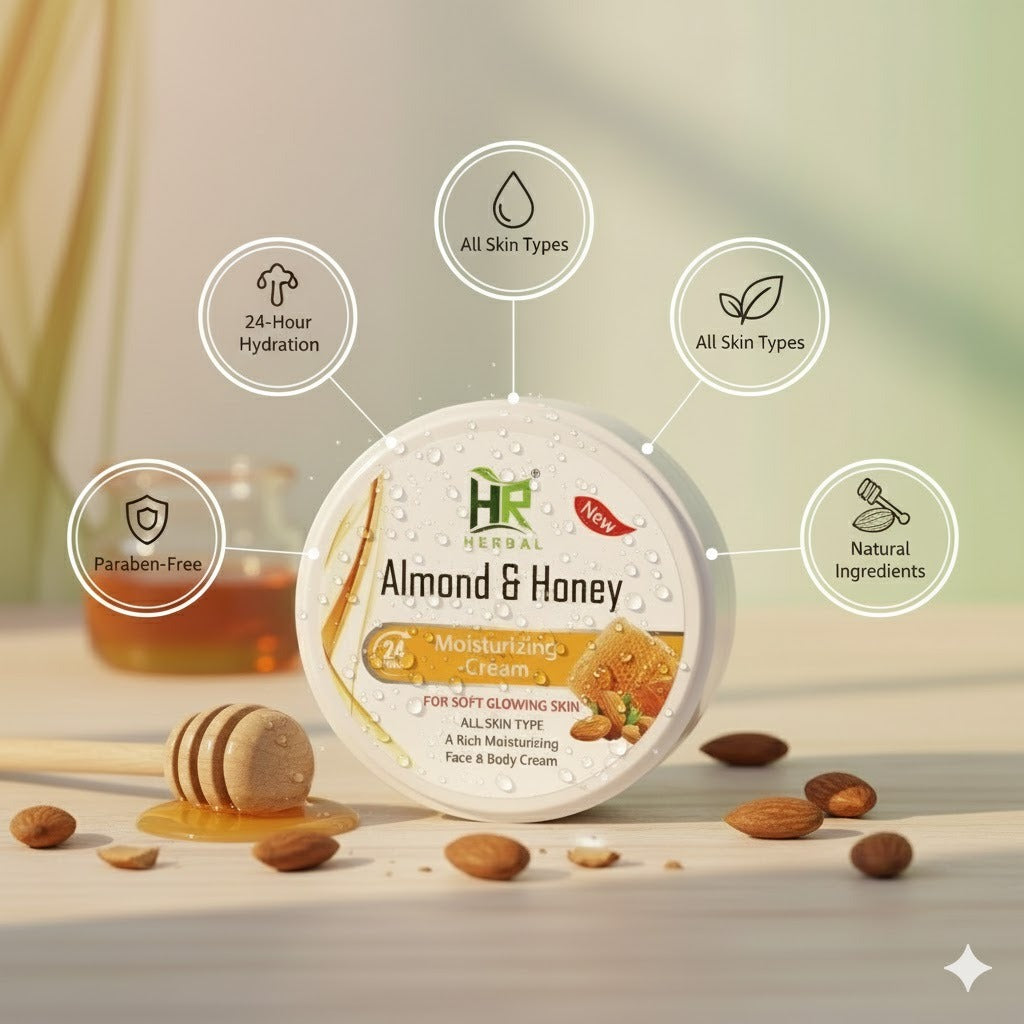 Herbal Almond & Honey Moisturizing Cream